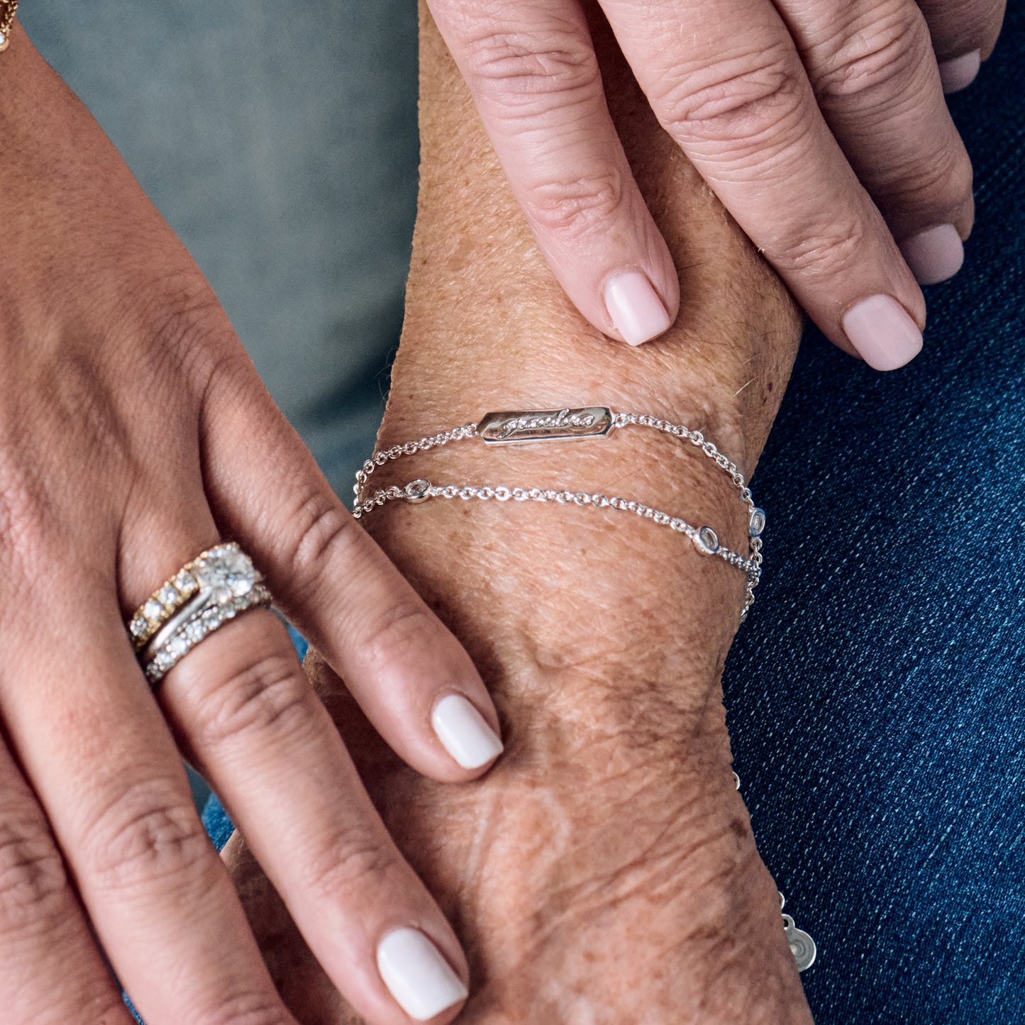 Grandma Infinity Chain Double Strand Bracelet ALEX AND ANI