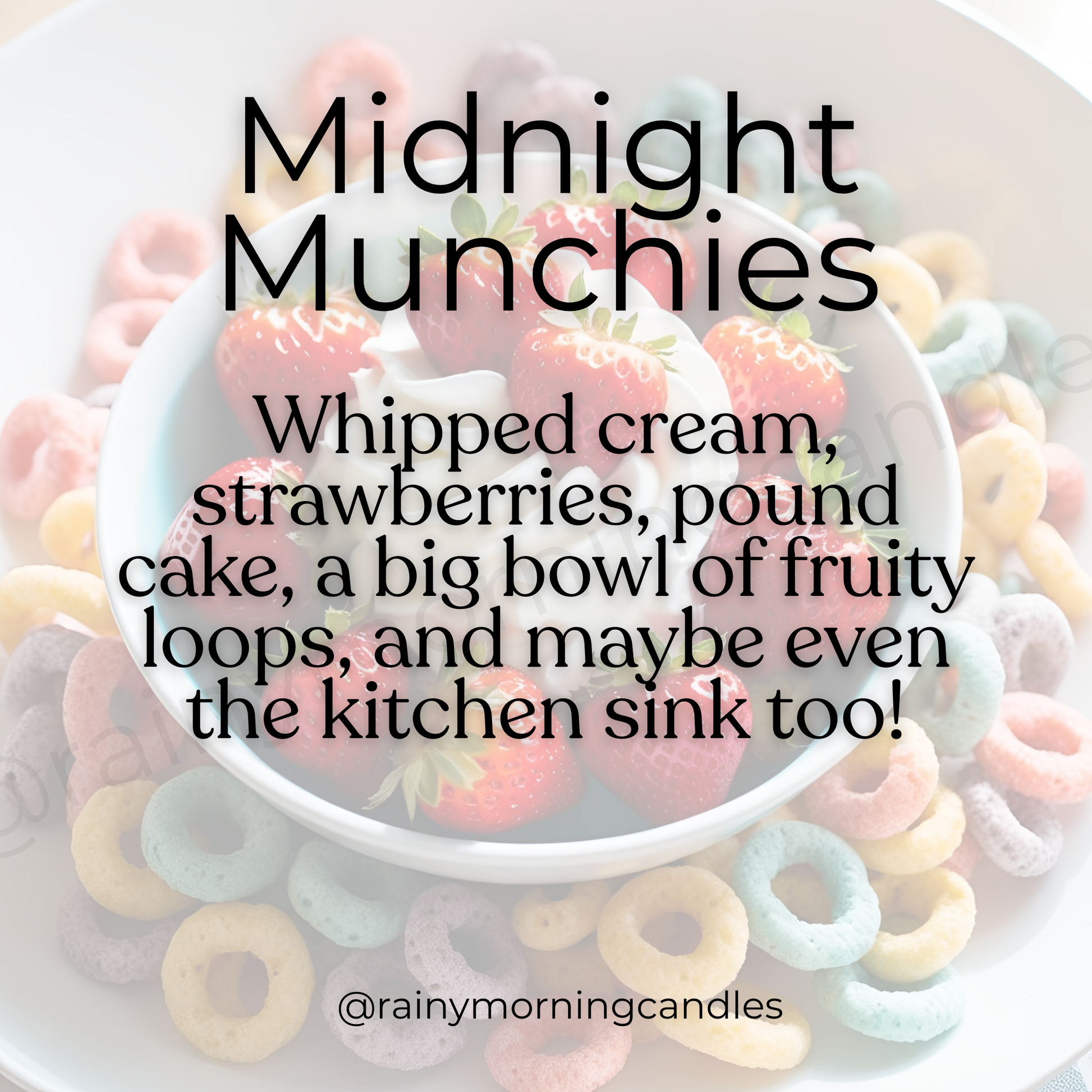 Midnight Munchies | Wax Melts Rainy Morning Candles