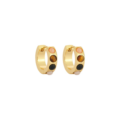 Mini Petra Huggie Hoops Multi