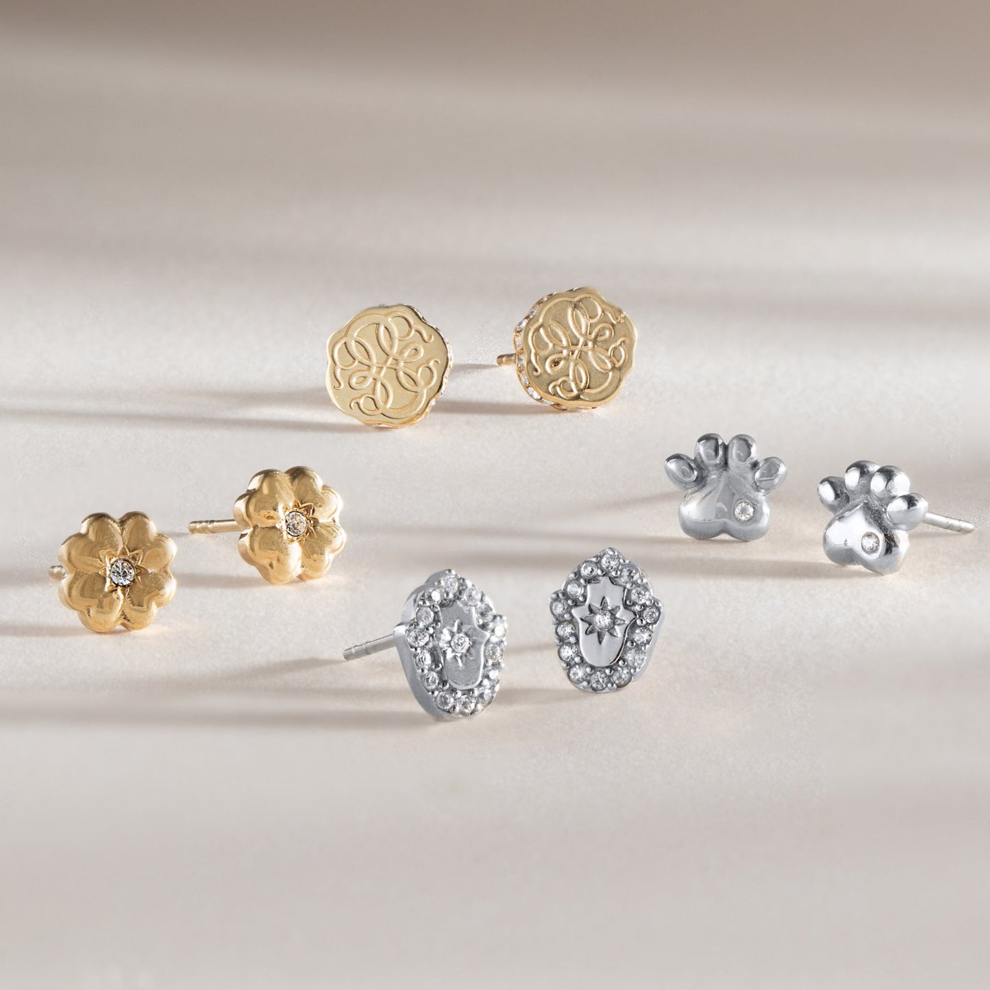 Path of Life Mini Stud Earrings ALEX AND ANI