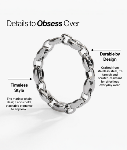 Frozen Mariner Chain Ring ALEX AND ANI