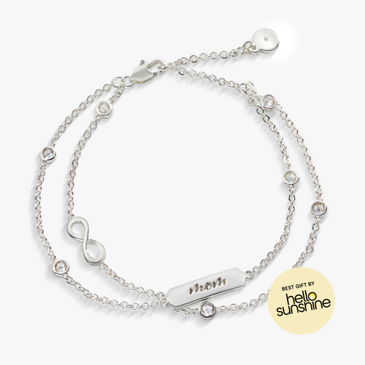Mom Infinity Chain Double Strand Bracelet ALEX AND ANI
