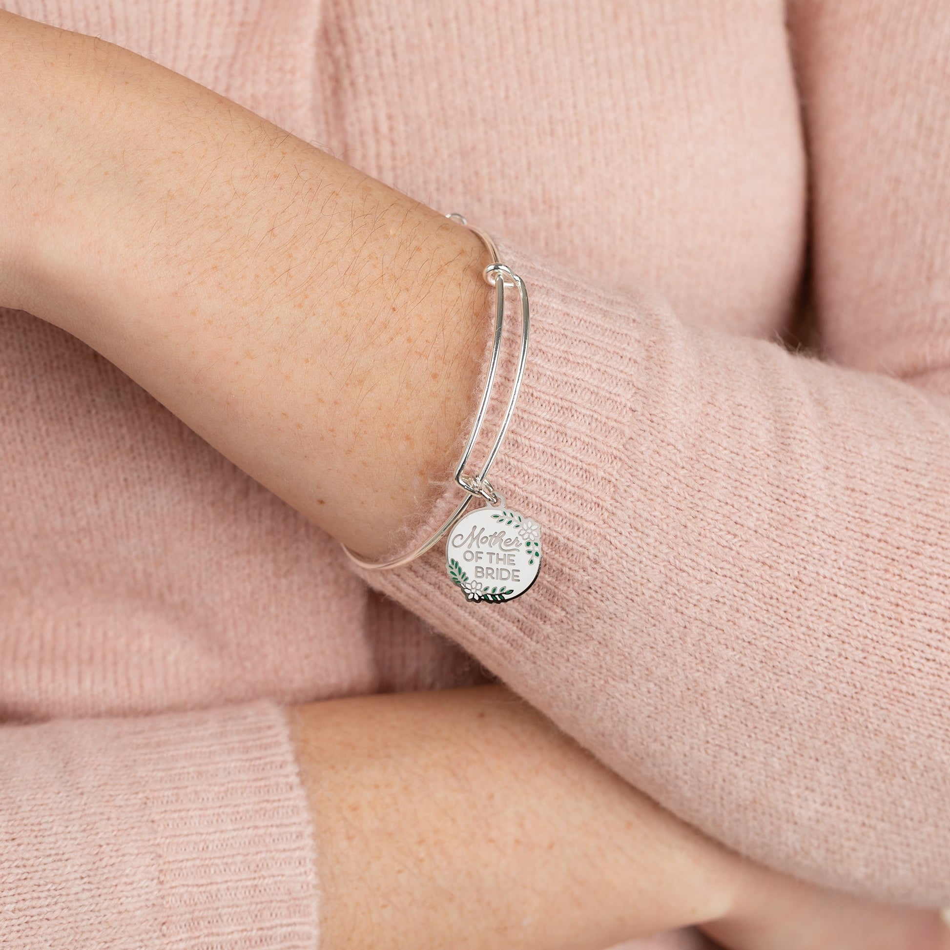 'Mother of the Bride' Charm Bangle ALEX AND ANI