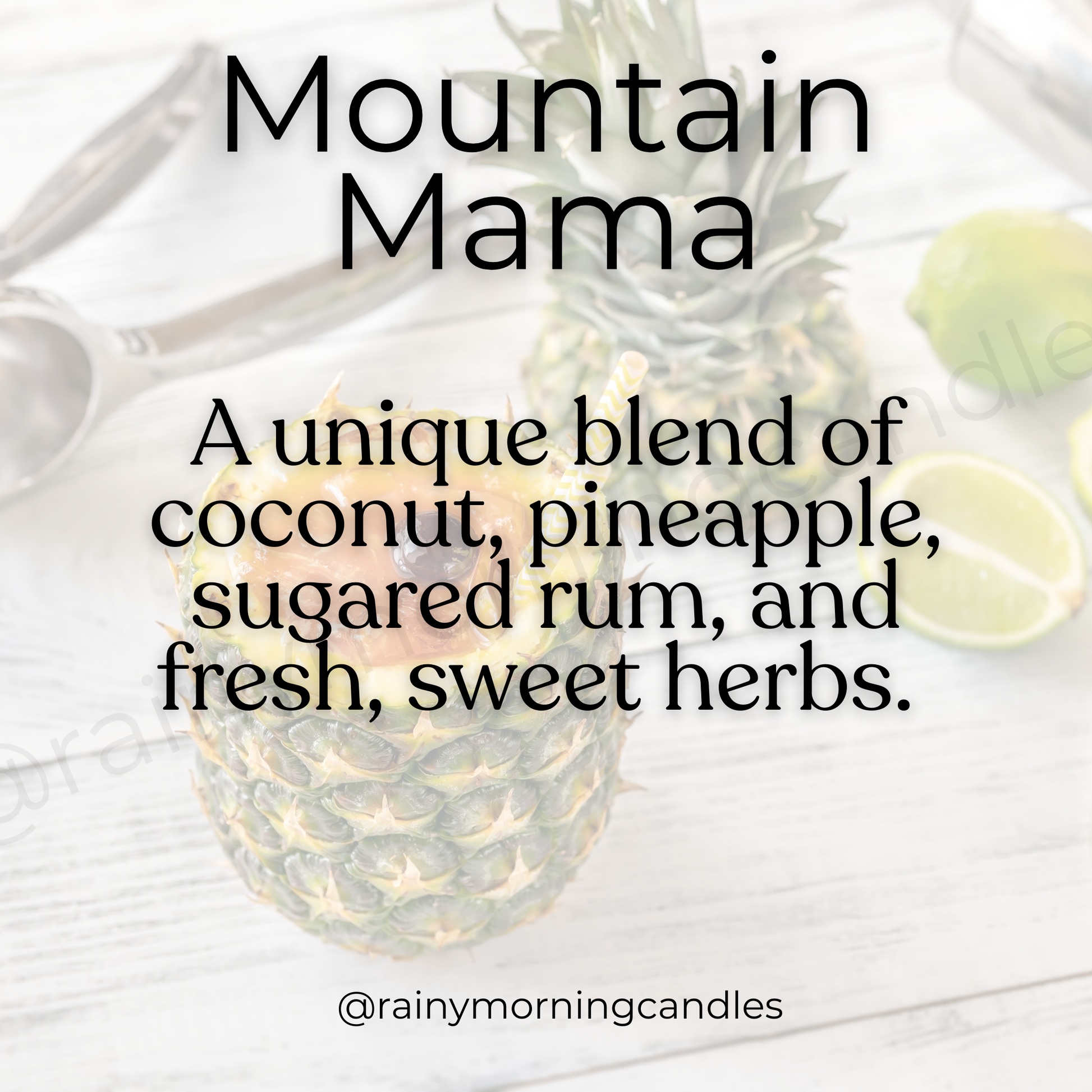 Mountain Mama | Wax Melts Rainy Morning Candles