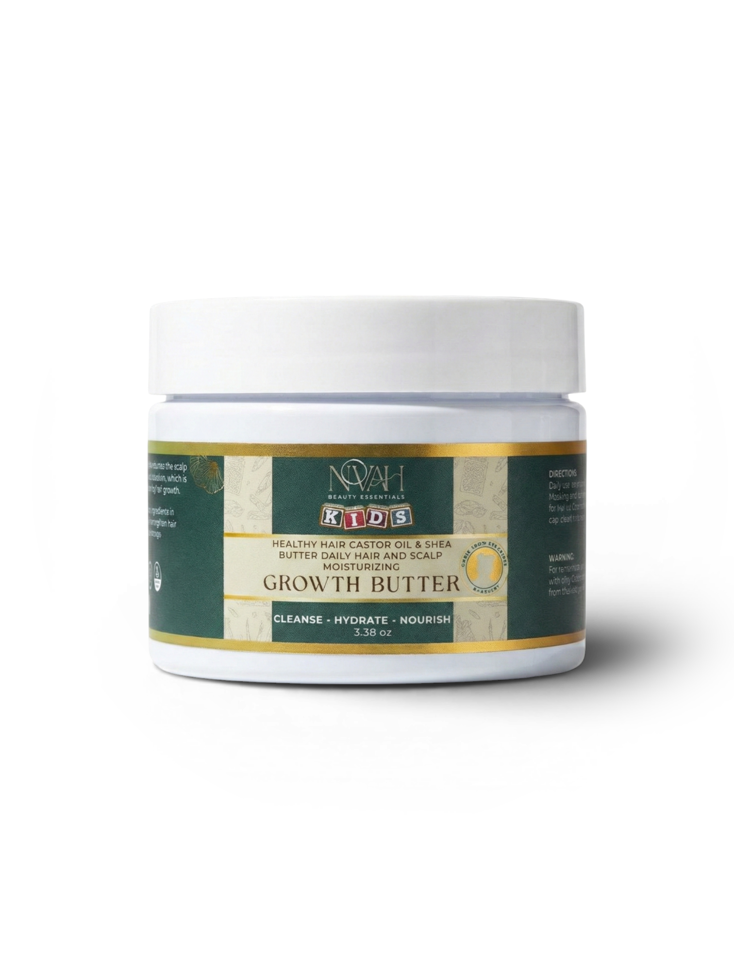 Daily Hair Growth Butter With Castor Oil And Shea Butter For Scalp Moisturizing Novah Beauty Essentials