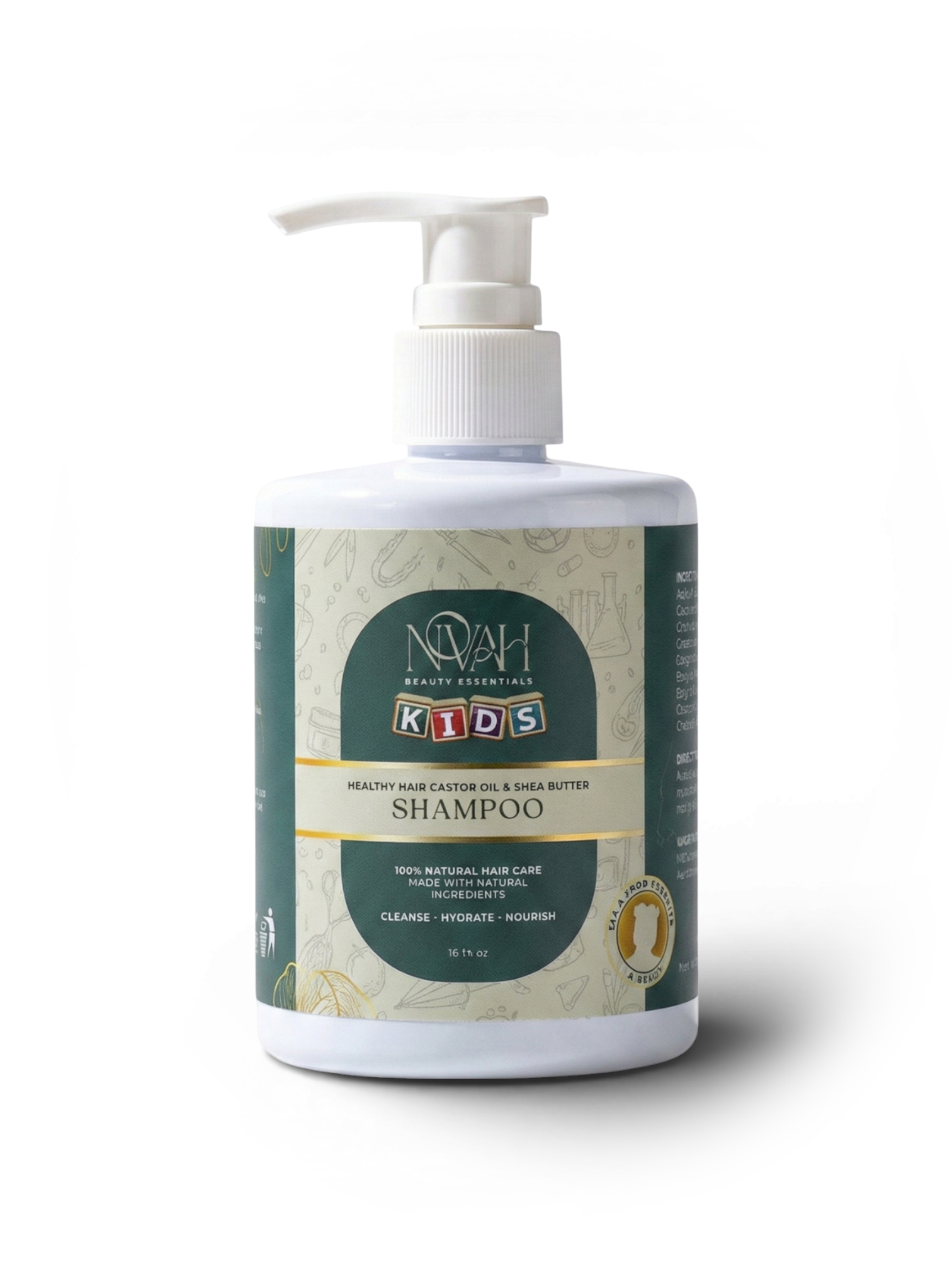 Healthy Hair Castor Oil And Shea Butter Shampoo For Moisture Balance Novah Beauty Essentials