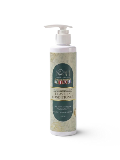 Healthy Hair Castor Oil And Shea Butter Curl Defining Leave In Conditioner Novah Beauty Essentials
