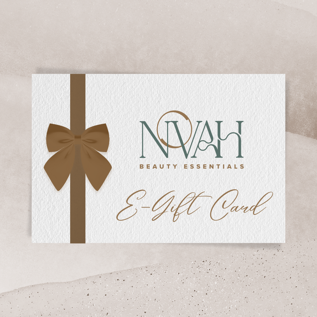 Customizable Gift Card With Personal Message And Flexible Amount Novah Beauty Essentials