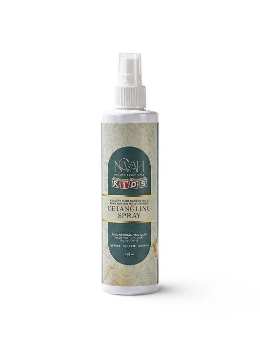 Healthy Hair Castor Oil And Shea Butter Moisturizing Detangling Spray Novah Beauty Essentials