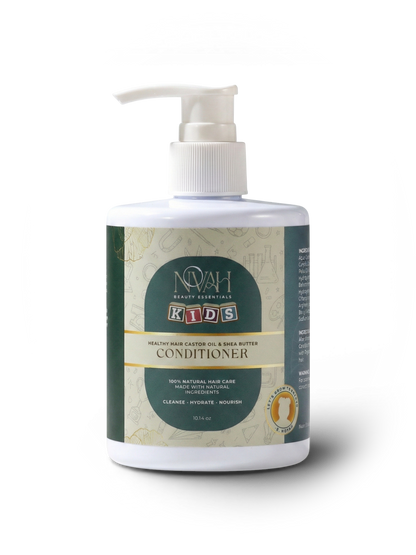 Healthy Hair Castor Oil And Shea Butter Shampoo And Conditioner Bundle Novah Beauty Essentials