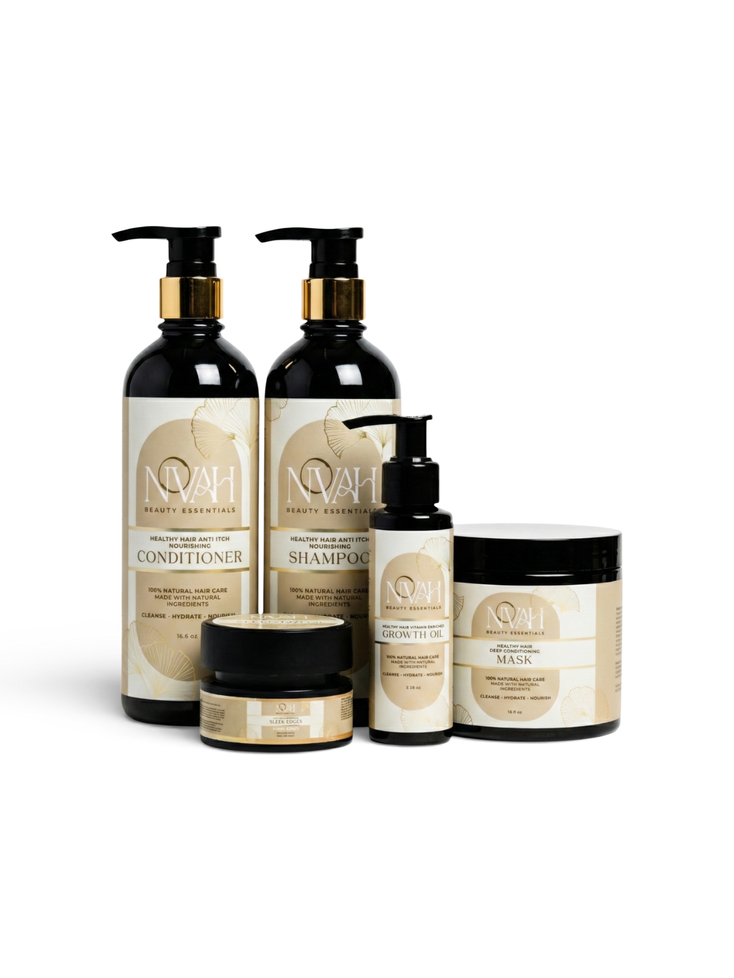 Healthy Hair Care Bundle For Strong Shiny Tresses Daily Novah Beauty Essentials