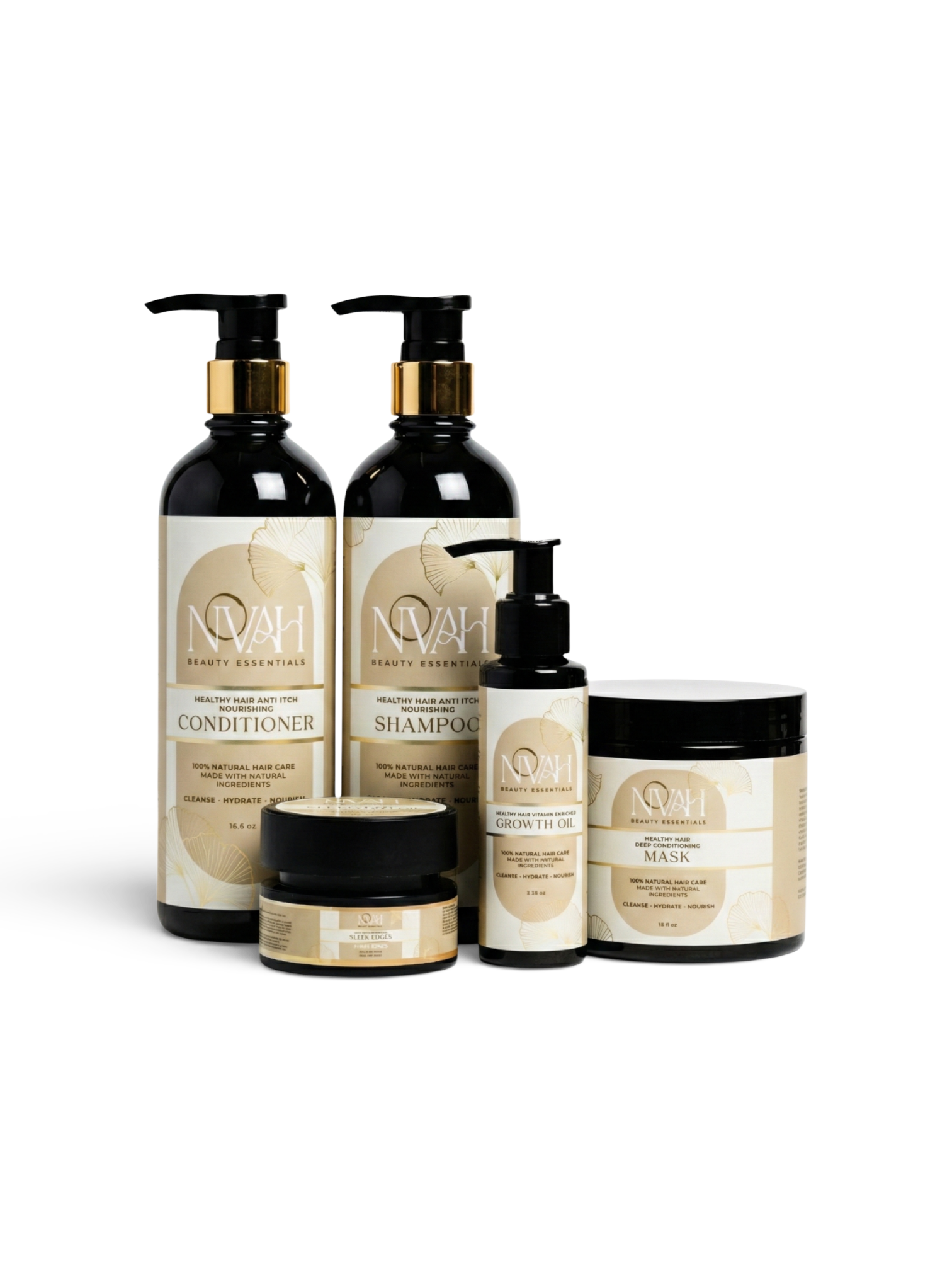 Healthy Hair Care Bundle For Strong Shiny Tresses Daily Novah Beauty Essentials