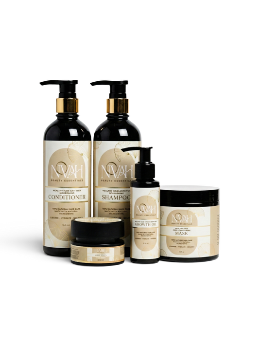 Healthy Hair Care Bundle For Strong Shiny Tresses Daily Novah Beauty Essentials