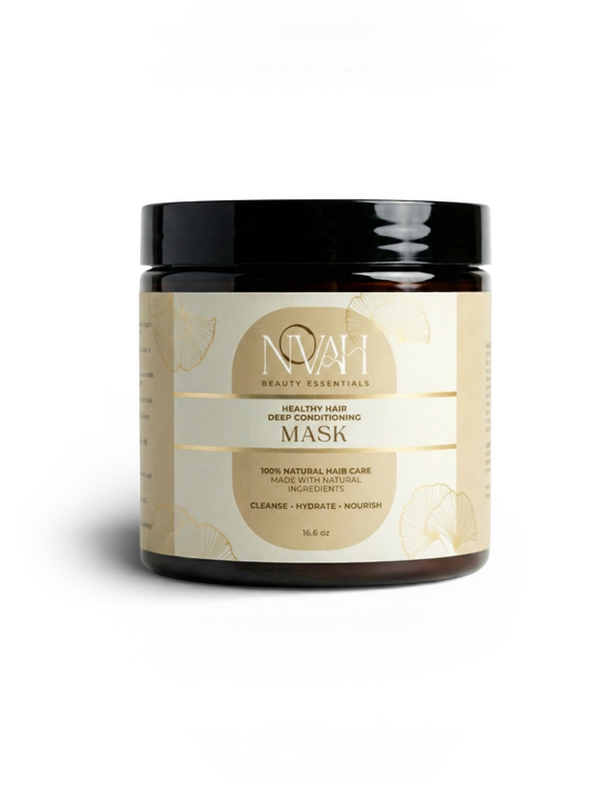Healthy Hair Deep Conditioning Mask With Argan Oil Tea Tree Aloe Vera Novah Beauty Essentials