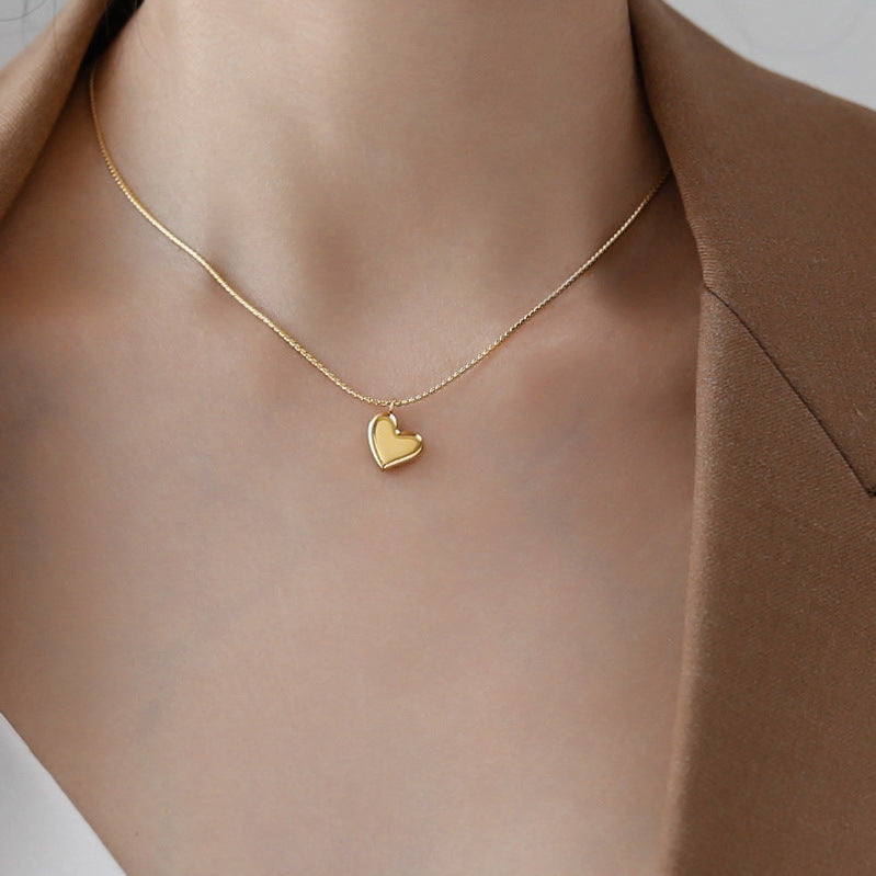 Light Luxury Clavicle Chain Necklace Titanium Steel Minimalist Style Hausofjb