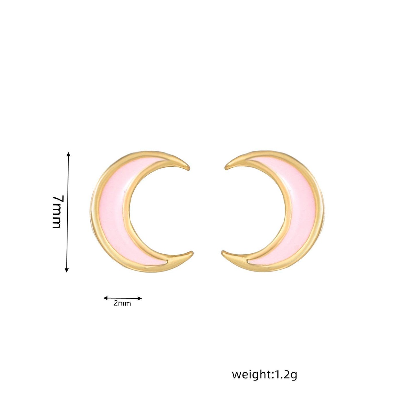 16 Pairs Pink Heart Stud Hoop Huggies Drop Earrings Set, 18K Gold Plated Stacking CZ & Pearl Designs, Planet Snowflake Moon Star | Cubic Zirconia