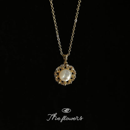 French Inspired Lux Copper Shell Necklace For Daily Commuter Fashion Hausofjb