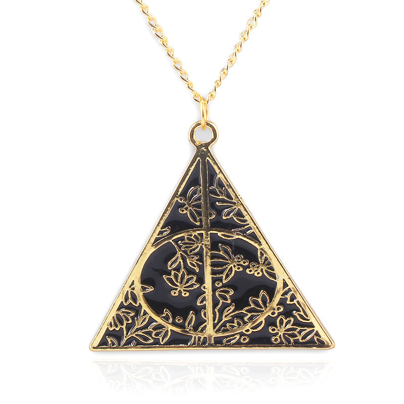 British Retro Owl Necklace Alloy Cartoon Pharmacy Bottle Death Holy Device Hausofjb