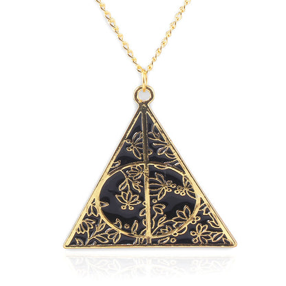 British Retro Owl Necklace Alloy Cartoon Pharmacy Bottle Death Holy Device Hausofjb