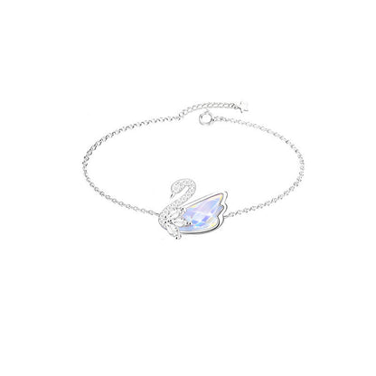 Sterling Silver Aurora Swan Necklace Original Design Hausofjb