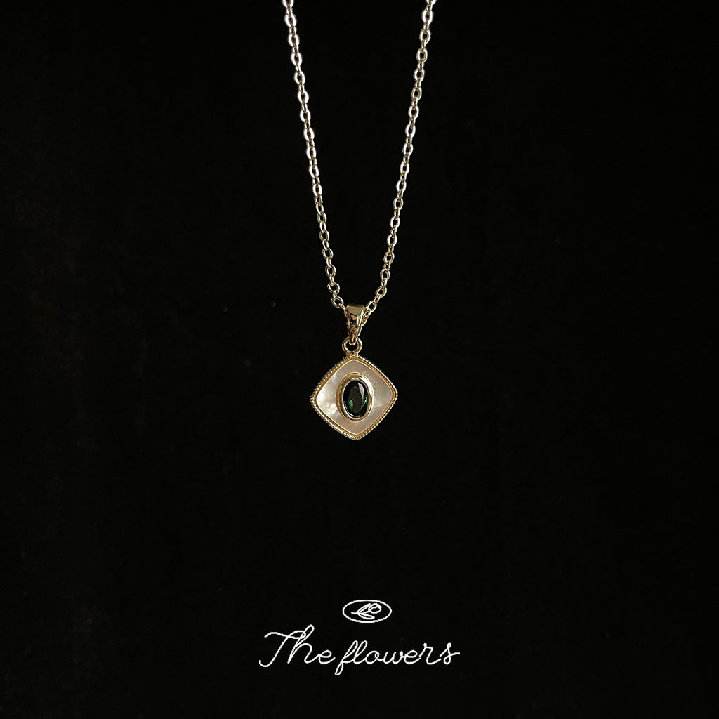 French Inspired Lux Copper Shell Necklace For Daily Commuter Fashion Hausofjb