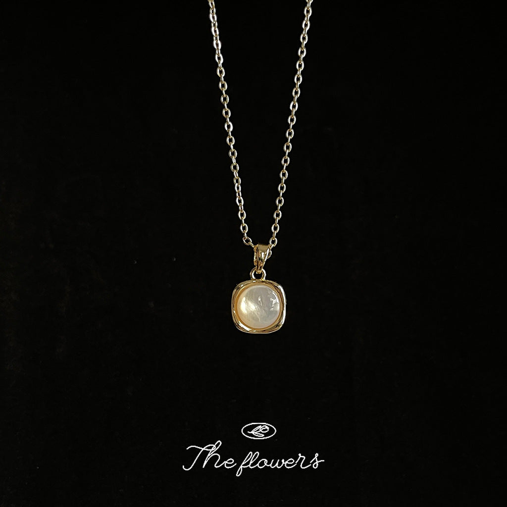 French Inspired Lux Copper Shell Necklace For Daily Commuter Fashion Hausofjb