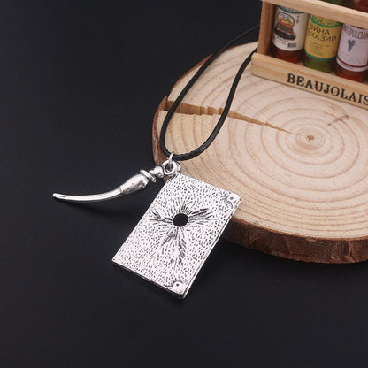 British Retro Owl Necklace Alloy Cartoon Pharmacy Bottle Death Holy Device Hausofjb
