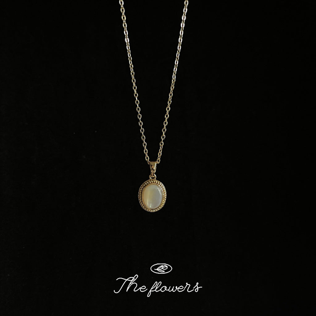 French Inspired Lux Copper Shell Necklace For Daily Commuter Fashion Hausofjb