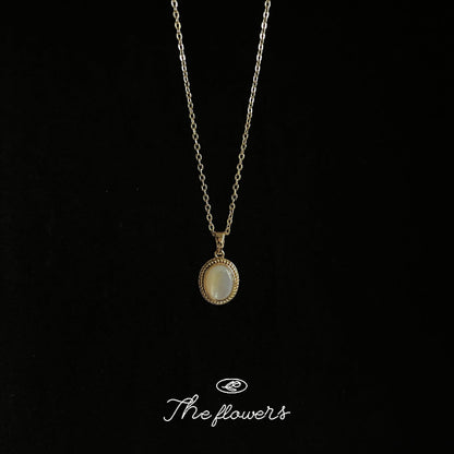 French Inspired Lux Copper Shell Necklace For Daily Commuter Fashion Hausofjb
