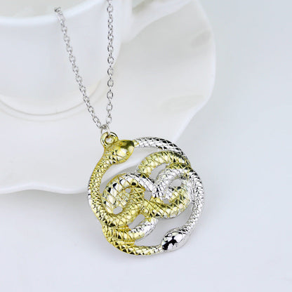 British Retro Owl Necklace Alloy Cartoon Pharmacy Bottle Death Holy Device Hausofjb
