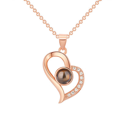 Korean Style Love Geometry Clavicle Chain Necklace Hausofjb