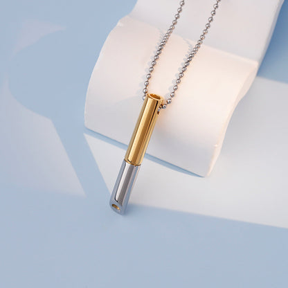 Matching Adjustable Breathing Decompression Stainless Steel Necklace Hausofjb