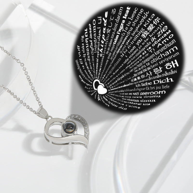 Korean Style Love Geometry Clavicle Chain Necklace Hausofjb