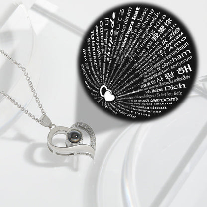 Korean Style Love Geometry Clavicle Chain Necklace Hausofjb