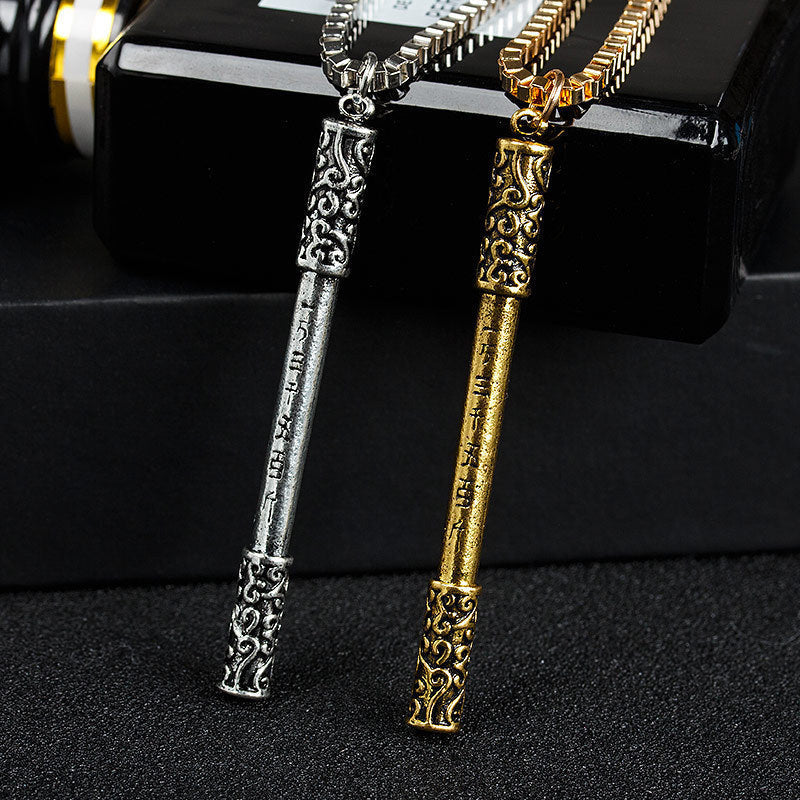Golden Alloy Necklace Irregular Design European American Style Hausofjb