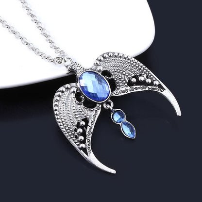 British Retro Owl Necklace Alloy Cartoon Pharmacy Bottle Death Holy Device Hausofjb