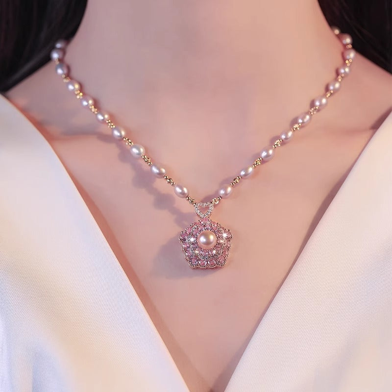 Korean Style Imitation Pearl Necklace With Elegant Finish Hausofjb