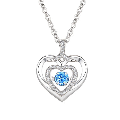 Heart Shape Clavicle Chain Necklace Minimalist Style Japanese Korean Jewelry Hausofjb