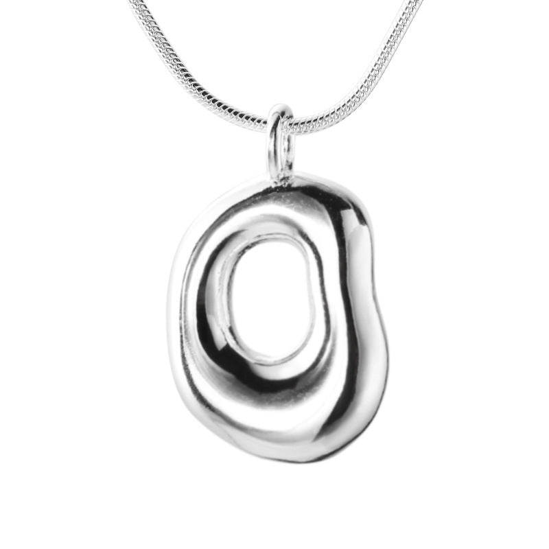 Women's Clavicle Chain Necklace Set Ellipse Style Sweet Fashion Hausofjb