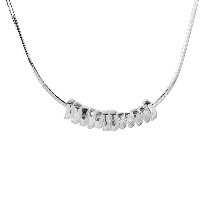 Women's Clavicle Chain Necklace Set Ellipse Style Sweet Fashion Hausofjb