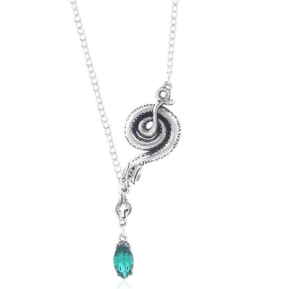 British Retro Owl Necklace Alloy Cartoon Pharmacy Bottle Death Holy Device Hausofjb