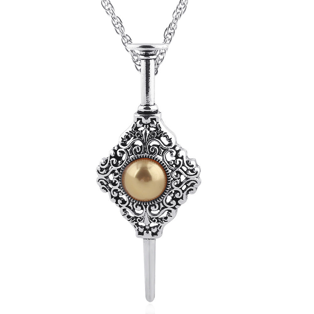 British Retro Owl Necklace Alloy Cartoon Pharmacy Bottle Death Holy Device Hausofjb