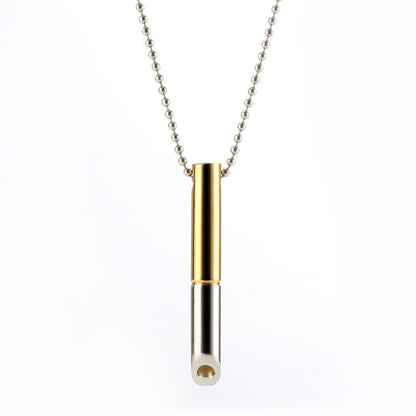 Matching Adjustable Breathing Decompression Stainless Steel Necklace Hausofjb