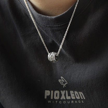 Trendy Retro Clavicle Chain Necklace Rotatable New Chinese Style Hausofjb