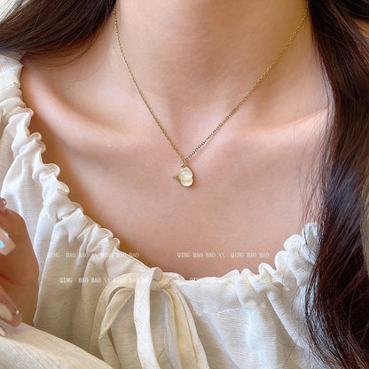 Sense Lucky Kitten Titanium Steel Necklace For Women Gold Silver Hausofjb