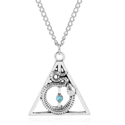 British Retro Owl Necklace Alloy Cartoon Pharmacy Bottle Death Holy Device Hausofjb