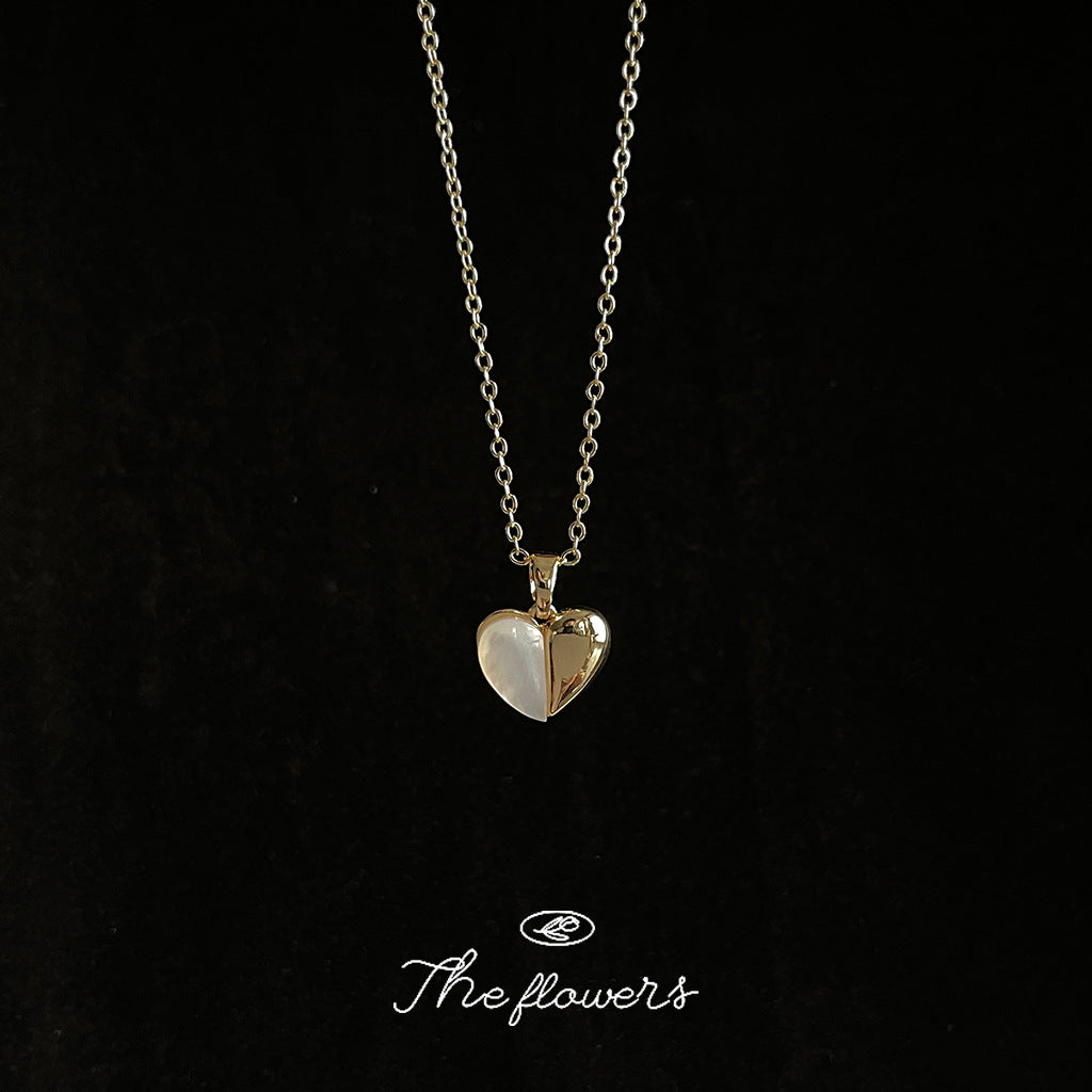 French Inspired Lux Copper Shell Necklace For Daily Commuter Fashion Hausofjb