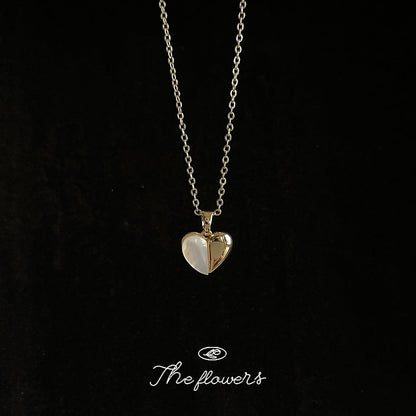 French Inspired Lux Copper Shell Necklace For Daily Commuter Fashion Hausofjb