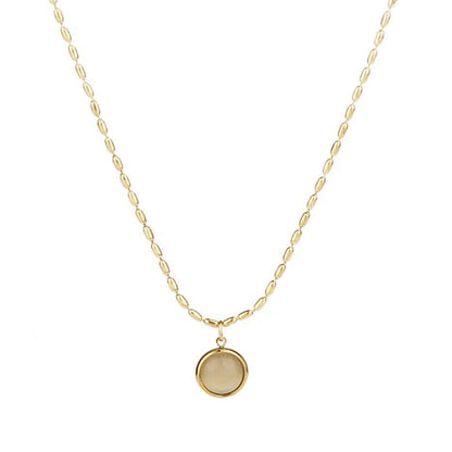 Light Luxury Clavicle Chain Necklace Titanium Steel Minimalist Style Hausofjb