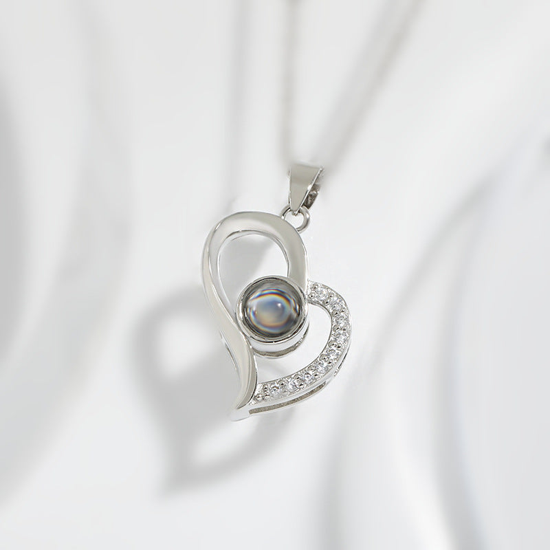 Korean Style Love Geometry Clavicle Chain Necklace Hausofjb